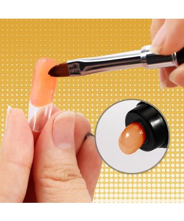 ROSALIND Orange Poly Nail Gel Kit 6 Colors 15ml Pink Clear Glitters Blue Orange and Black Nail Builder Gel Extension Tubes SetDIY Manicure at Home (Bright Multicolors) - Buy Online on GoSupps.com