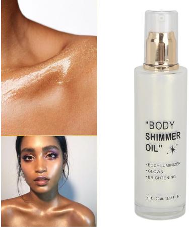 Body Highlight Liquid Long-lasting Body Glitter Oi for the Beach Day (Silver) - Buy Online on GoSupps.com