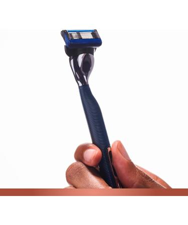 Gillette King C. Men's Razor with Trimmer for Precision Beard Razor + Razor Blade Navy Blue - Buy Online on GoSupps.com