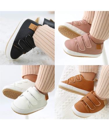 RVROVIC Baby Oxford Loafer Flats | Anti-Slip PU Leather Baby Shoes (0-6 Months) - Black - Buy Online on GoSupps.com