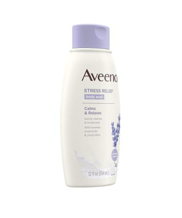Aveeno Stress Relief Body Wash - Lavender Chamomile Ylang-Ylang Essential Oils - 12 fl. Oz (Pack of 3) - Buy Online on GoSupps.com
