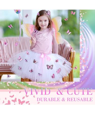 WILLBOND 24 Pieces Small Realistic Colorful Butterfly Hair Clips - Handmade 90s Barrettes for Women and Girls in Pink - Hair Accessories - Buy Online on GoSupps.com