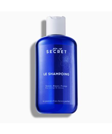 PIN UP SECRET - Moisturizing Shampoo - Repairing and Fortifying for damaged hair - Shine and Suppleness - Sulfate-Free - All hair types - 250 ml