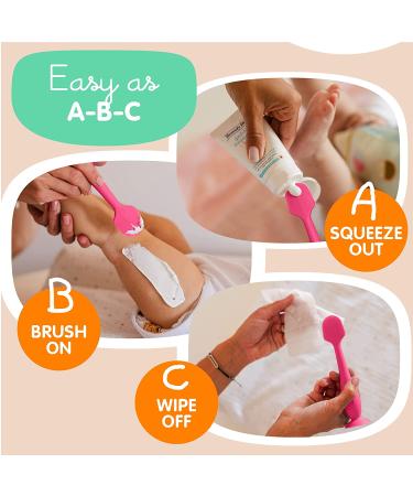 Bumco Baby Diaper Rash Cream Applicator - Butt Paste Diaper Cream Spatula - Newborn Essentials for Baby Registry and Shower Gifts (Pink) - Buy Online on GoSupps.com