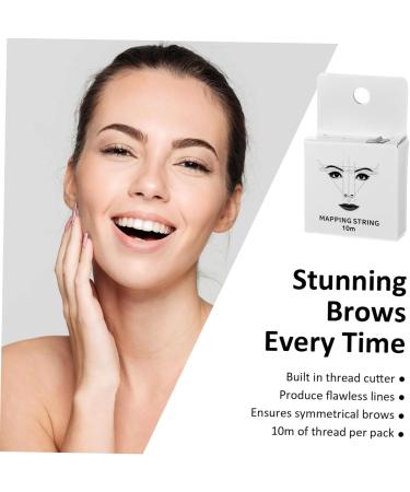 DRESSOOS 1 set string Line Eyebrow Sticks Ink with Tool Mapping Marking Portable Brow Facial Women Wooden - Buy Online on GoSupps.com