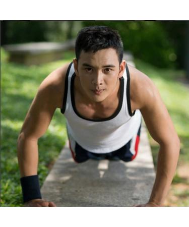 Kenz Laurenz Neon Green Sweatband Set - Moisture Wicking Headband & Wristband for Sports & Exercise - Buy Online on GoSupps.com