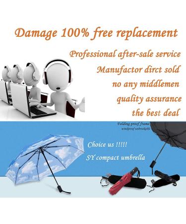 SY COMPACT Travel Umbrella - Windproof & Automatic - Factory Outlet - Black - Buy Online on GoSupps.com