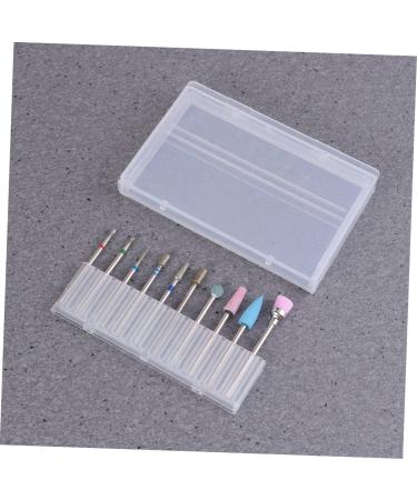 nail nail art kit polisher tool Tungsten steel drill set alloy grinding head manicure kit nail drill manicure set dedicated nails drill bits clean nail grinding head drill - Buy Online on GoSupps.com