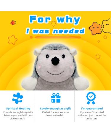 Grey Microwavable Weighted Stuffed Animal Heating Pad - Heatable & Unscented - Buy Online on GoSupps.com