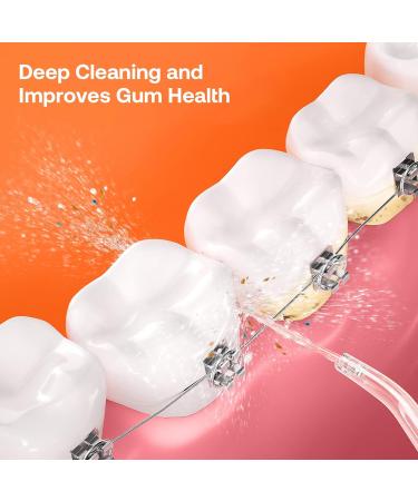 Bitvae Cordless Water Flosser - 3 Modes Electric Tooth Flosser with 6 Jet Tips | IPX7 Waterproof & USB Rechargeable - Quartz Pink - Buy Online on GoSupps.com