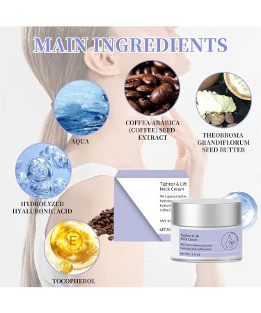 Xumann Go Pure Tighten and Lift Neck Cream Neck Tightening Cream Anti Aging Smoothes Wrinkles Skin Tightening and Repair Decolletage Cream - Buy Online on GoSupps.com