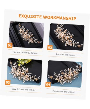 Healeved Headgear Wedding Pearl Hair Comb Bridal Hair Decor Bride Headdress Wedding Headdress Wedding Hair Accessories for Brides Wedding Hair Comb Wedding Bridal Hair Comb Bride Hair Comb - Buy Online on GoSupps.com