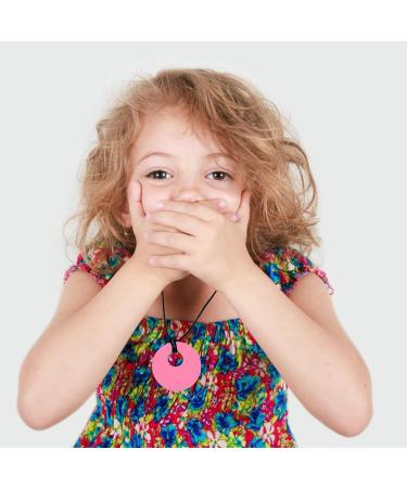 TDAH Children's Chew Collar - 4 Pack Sensory Chew Collars for Teething Autism & ADHD Relief - Buy Online on GoSupps.com