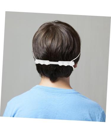 COLLBATH 10pcs Mask Hook Earrings - Anti-Strangulation Protection Lanyard Snout - Silicone Gel - White - International Shipping Available - Buy Online on GoSupps.com