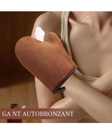 Autobronzant | Applicateur pour Autobronzage - Applicateur Ultra Doux Lavable en Machine avec Pouce pour Spray Lotion Mousse Corps Visage Femme Homme Brun - Buy Online on GoSupps.com