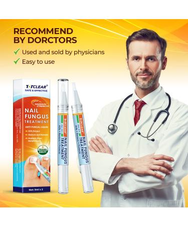 TOTCLEAR Nail Repair Treatment - Renew Damaged Toenail and Fingernail - 2 PCS - Buy Online on GoSupps.com