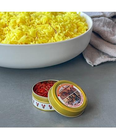 The Gathering of Saffron Spanish Saffron 2g - Premium Quality Pure Saffron Spice - Buy Online on GoSupps.com