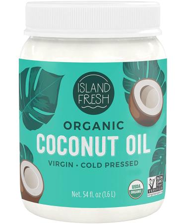 Island Fresh Superior Organic Virgin Coconut Oil, 54 Ounce ( Packaging May Vary ) 54 Fl Oz (Pack of 1)