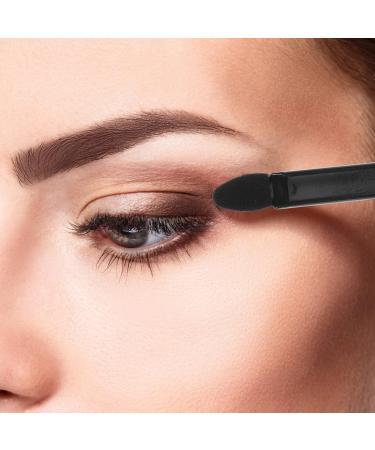 Lurrose Black Eyeshadow Sponge Brushes - 100pcs Double Sided Applicators for Home & Travel - Buy Online on GoSupps.com
