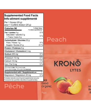 Krono Nutrition Sport Hydration drink mix Energy & Electrolytes powder for Sports Performance - Vegan Gluten Free Organic 40 servings (40 servings (1kg) Peach) Peach 1 kg (Pack of 1) - Buy Online on GoSupps.com