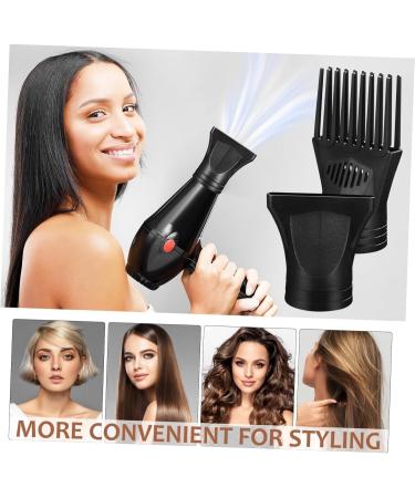 WOFASHPURET 2 Pcs Hair Dryer Nozzle Blow Dryer Brush Blow Dryer Attachment Blow Dryer Comb Accessory for Hairdryer Hair Dryer Concentrator Attachment Hair Dryer Diffuser Blow Dryer Part - Buy Online on GoSupps.com