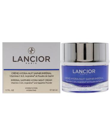 Lancior Imperial Sapphire Hydra Night Cream - Delivers Intense Hydration For Supple Skin - Optimizes Cell Renewal - Promotes Fresher Healthier Looking Skin - Powerful Active Ingredients - 1.7 Oz