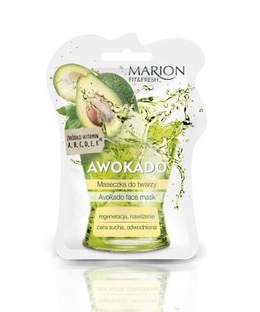 MARION_Fit&Fresh Face Mask regeneration and moisturizing face mask Avocado 75ml