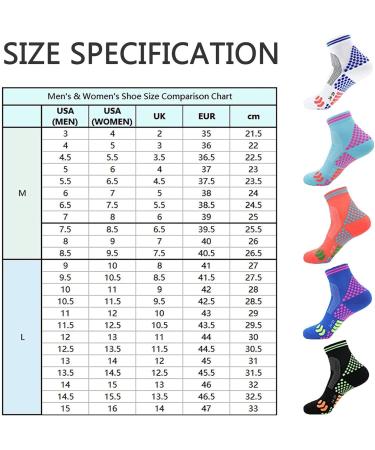 2023 Far Infrared Titanium Ion Heightening Booster Socks | Tourmaline Slimming Compression Socks for Women and Men | Breathable Comfort | 3/5PCS HigherSocks - Color D, Size Medium - Buy Online on GoSupps.com