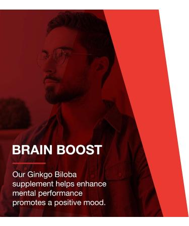 Ginkgo Biloba with Eleuthero Herbal Supplements - 100 Veg Caps - Circulation & Brain Support - Buy Online on GoSupps.com