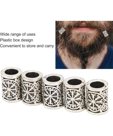 Hair Tube Beads Wide Use Beard Beads Exotic Antique Dreadlocks Beads for Hair Braiding for Men for Women for Jewelry Making - Buy Online on GoSupps.com