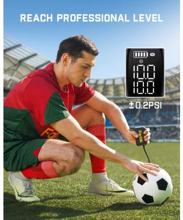 Fanttik X8 Nano Electric Ball Pump - Ultra-Fast Inflation for Sports Ball with Digital Pressure and LCD Display - Ideal for Basketball, Soccer, Volleyball, Football - Buy Online on GoSupps.com