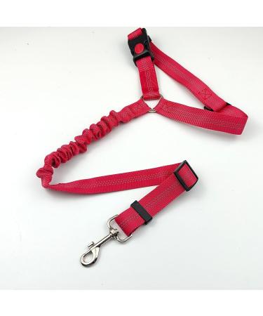 Dog Safety Harness | Car Seat Belt for Small & Medium Dogs | Puppy Accessories in Red - International Shipping - Buy Online on GoSupps.com