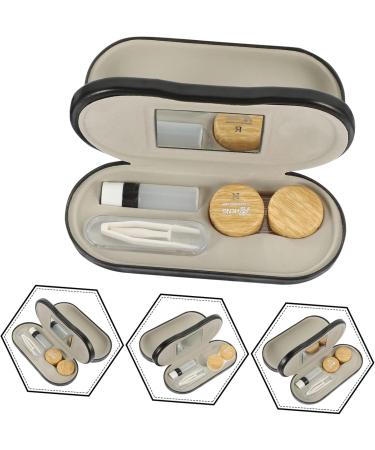 Buy BUIFULSIC Double-Use Travel Glasses Case & Contact Lens Container - Compact 15.8x7.4cm Metal Case for Sunglasses & Lenses - Ideal for International Shipping - Buy Online on GoSupps.com