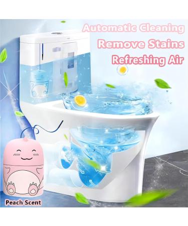 Peach Scent Toilet Bowl Cleaner | Easy Clean Dinosaur The Works | Fresh & Effective Toilet Tank Cleaner - Buy Online on GoSupps.com