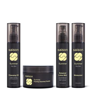 Saison Summer Cleansing Oil | Organic Vegan Cruelty-Free | Ideal for Oily Skin - Shop Internationally - Buy Online on GoSupps.com