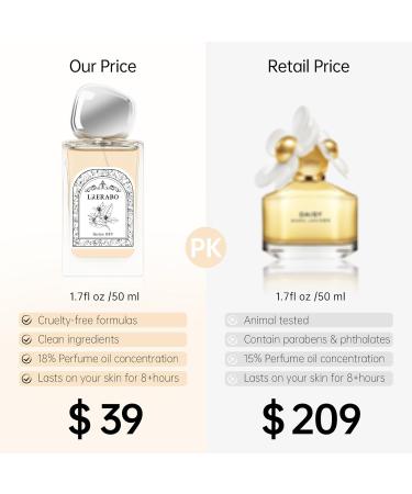 No.049 - Floral Woody Musk Eau de Parfum - Inspired by M.J Daisy Luxury Fragrance for Women Girls Long Lasting Perfume Spray - 1.7 Fl Oz/50 ml - Buy Online on GoSupps.com