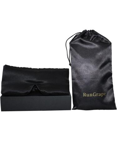 100% Mulberry Silk Eye Mask - Comfortable Blackout Sleeping Cover for Travel & Night Sleep | Soft Adjustable Eyeshade for Men & Women - Buy Online on GoSupps.com