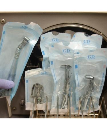 Genco Dental Self Seal Sterilization Pouches - 200 Autoclave Bags for Dentist Tools (1 3.5 x 10) - Buy Online on GoSupps.com