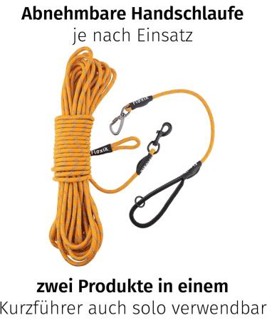Floxic Reflective Dog Tow Lines - 5m 10m 15m 20m | Ideal Training Lines for Puppies | Removable Hand Loop | International Shipping Available - Buy Online on GoSupps.com