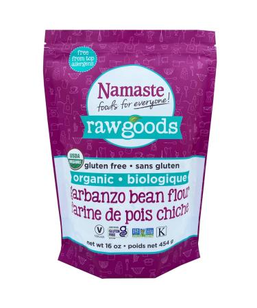 Namaste Foods Organic Garbanzo Bean Flour, Gluten Free, 16 oz.