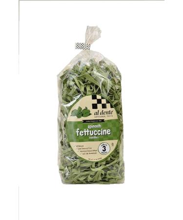 Al Dente Spinach Fettuccine, 12-Ounce Bag (Pack of 2)