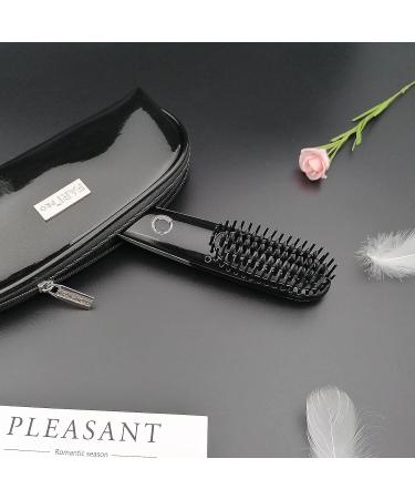 Hair Straightening Brush & Dual Voltage Flat Iron - Travel Hot Comb with Pouch | Perfect for International Shipping - Buy Online on GoSupps.com