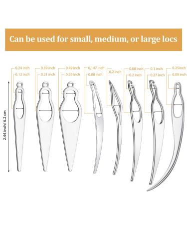 8-Piece Dreadlocks Tool Set for Sisterlocks & Extensions - Hair Locking & Tightening Accessories for Christmas Braids (Silver) - Buy Online on GoSupps.com