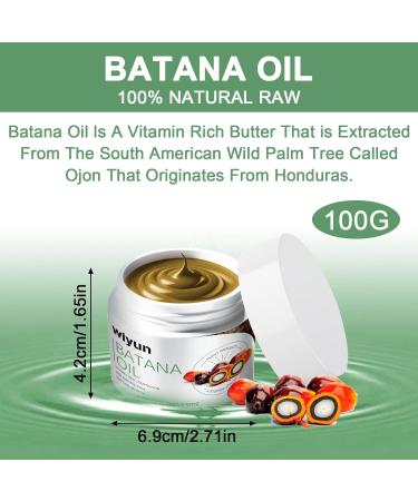 Batana Oil Batana Oil for Hair Pure Batana Oil Batana Oil for Hair Contains 100% Batana Oil Batana Oil for Hair Makes Hair Thicker (100G) - Buy Online on GoSupps.com