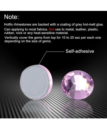 Jollin Hot Fix Crystals SS16 Flat Back Rhinestones - 576pcs Pink Glitter Stones for Nail Art | Premium Glass Gems - Buy Online on GoSupps.com