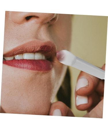 minkissy 1set Lip Brush Silicone Facial Cleansing Brush Makeup Gadgets Silicone Lip Scrub Brush Cleaning Beauty Tool Lip Gloss for Women Beauty Tools Lips White Silica Gel Miss Lip Balm 8x4.5cm White - Buy Online on GoSupps.com
