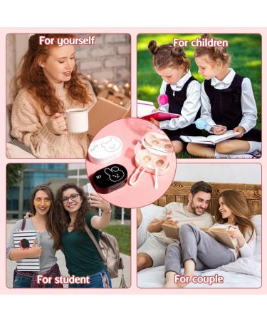 Swirlcolor Portable Cartoon Rabbit Contact Lens Case - 2 Piece Travel Bag with Mirror for Kids & Adults - Buy Online on GoSupps.com