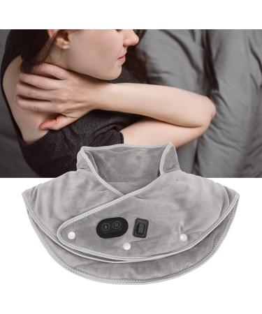 Gray Heating Pillows for Nose & Shoulders | 3-Stage Temperature Adjustment | Massage Mode | Sable Tissue | Electrically Heated Neck Bandage - Shop Internationally - Buy Online on GoSupps.com