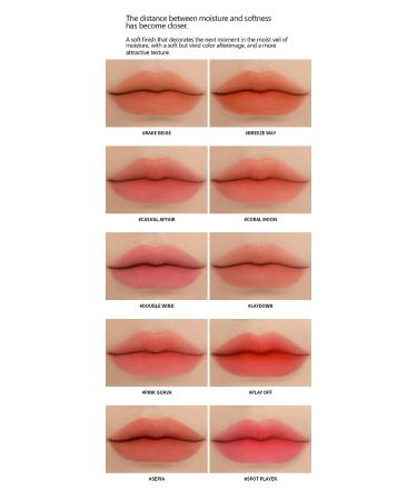 3CE Blur Water Tint (4.6g) - Sepia Shade | Blurry Finish for Soft, Smear-Proof Lips with Sun Cream (3 x 1ml) - Buy Online on GoSupps.com