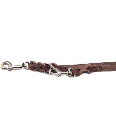 Premium Double Linen Dog Liner for Small & Large Dogs - Adjustable 3.50m x 12mm Dark Brown | International Shipping - Buy Online on GoSupps.com